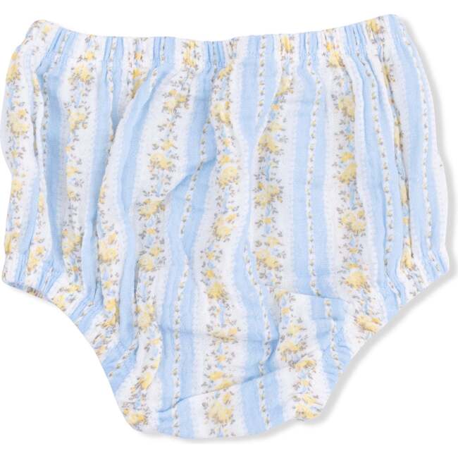 Odalys  Floral Stripe, Puff Sleeve Baby Doll Dress and Bloomer - Dresses - 4