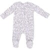 Shannon Floral, 2 Way Zipper Footie - Footie Pajamas - 2 - thumbnail