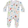 Sushi, 2 Way Zipper Footie - Footie Pajamas - 2 - thumbnail
