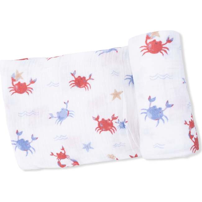 Crayon Crabs, Swaddle Blanket