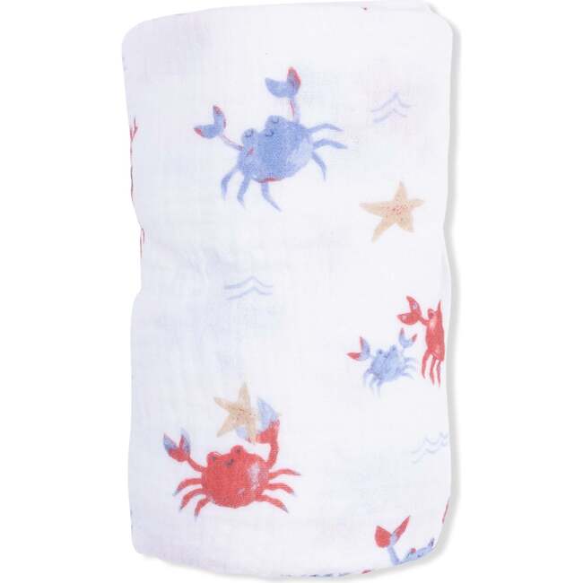 Crayon Crabs, Swaddle Blanket