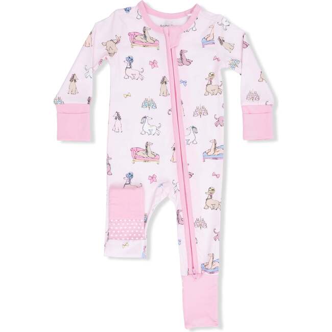 Fancy Hounds with Bows, Convertible Romper