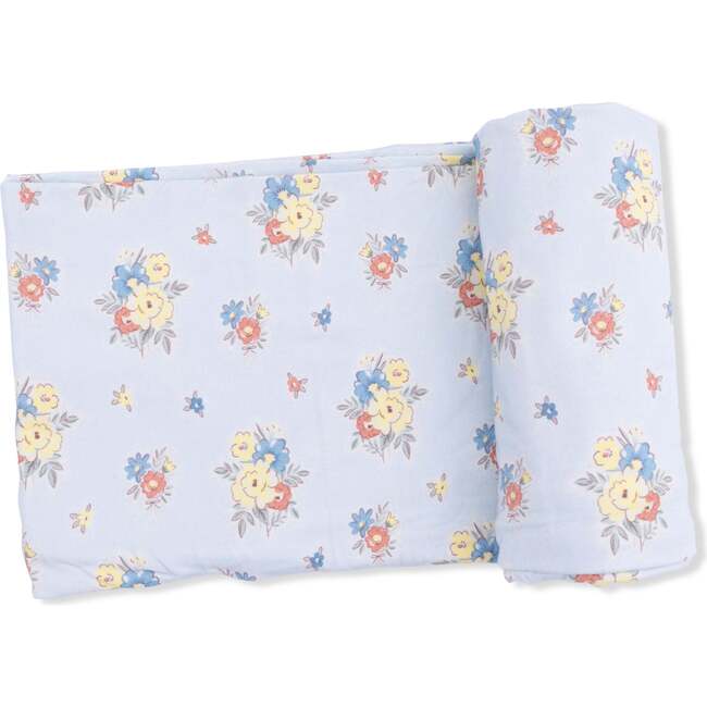 Country Stitch Floral , Swaddle Blanket