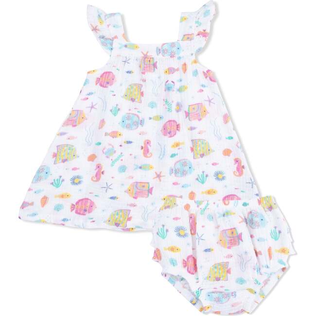 Sunny Coral Reef Fish, Sundress