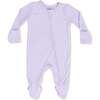 Solid Orchid Petal, 2 Way Zipper Footie - Footie Pajamas - 2 - thumbnail