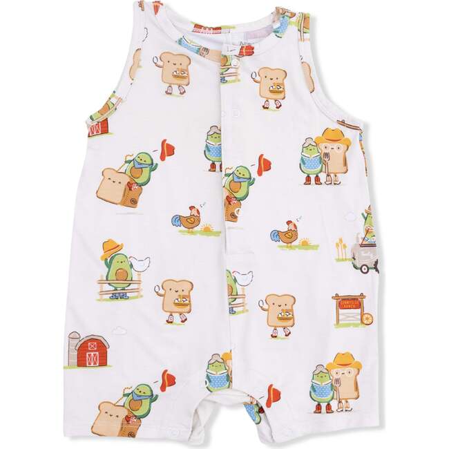 Avocado Toast, American Gothic, Sleeveless Shortie Romper