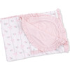 Dainty Buds and Bows, Ruffle Blanket - Blankets - 1 - thumbnail