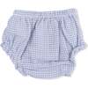 Micro Gingham Blue Blizzard, Top with Bows and Ruffle Leg Bloomer - Mixed Apparel Set - 5