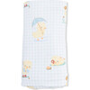 Vintage Spring Ducklings Green, Swaddle Blanket - Swaddles - 2