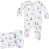 Lake Buddy Dogs, 2 Way Zipper Footie & Swaddle - Footie Pajamas - 1 - thumbnail