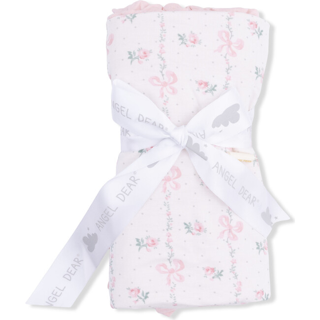 Dainty Buds and Bows, Ruffle Blanket