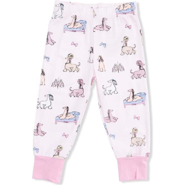 Fancy Hounds with Bows, Short Sleeve Loungewear Set - Mixed Apparel Set - 4