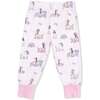 Fancy Hounds with Bows, Short Sleeve Loungewear Set - Mixed Apparel Set - 4