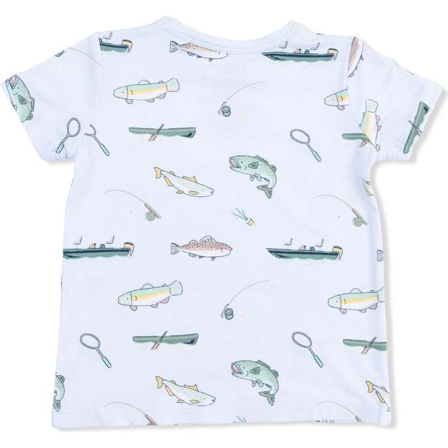 Fishing, Crew Neck Tee with Casual Short - Mixed Apparel Set - 3