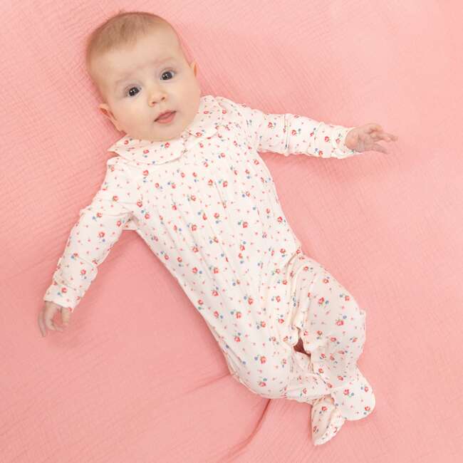 Joli Rosette, Smocked Peter Pan Snap Footie