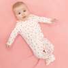 Joli Rosette, Smocked Peter Pan Snap Footie - Footie Pajamas - 1 - thumbnail
