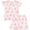 Sweet Peach, Loungewear Short Set - Mixed Apparel Set - 1 - thumbnail