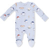 Baseballs Playing Baseball, 2 Way Zipper Footie - Footie Pajamas - 2