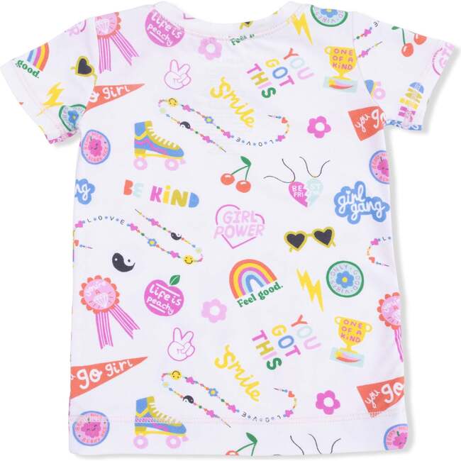 Girl Power, Short Sleeve Loungewear Set - Mixed Apparel Set - 3