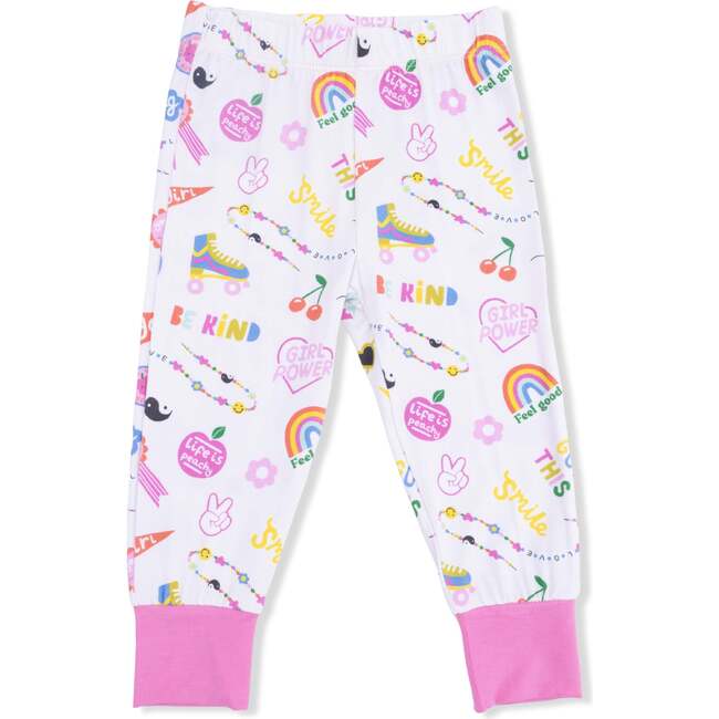 Girl Power, Short Sleeve Loungewear Set - Mixed Apparel Set - 4