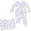 Home Run Baseball, 2 Way Zipper Footie & Swaddle - Footie Pajamas - 1 - thumbnail