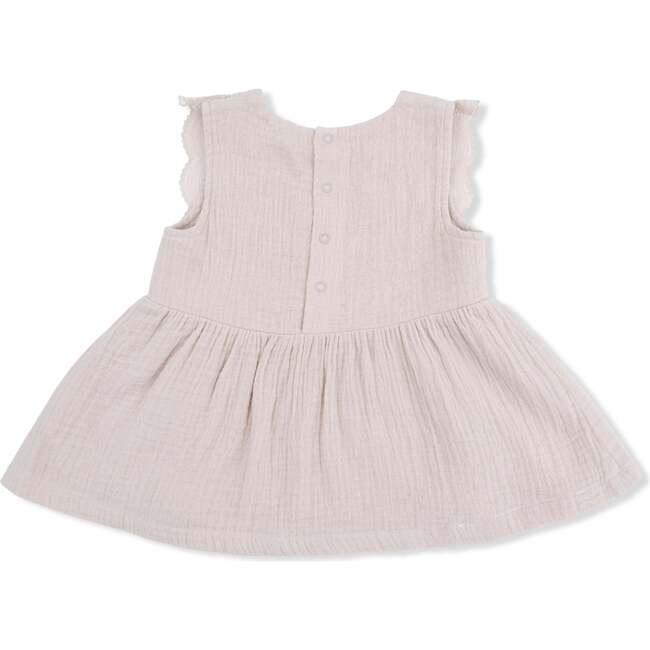 Solid Muslin French Oak, Babydoll Top with Mod Bloomer