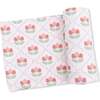 Sweet Strawberries, Swaddle Blanket - Swaddles - 1 - thumbnail