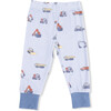Construction Vehicles, Short Sleeve Loungewear Set - Mixed Apparel Set - 3