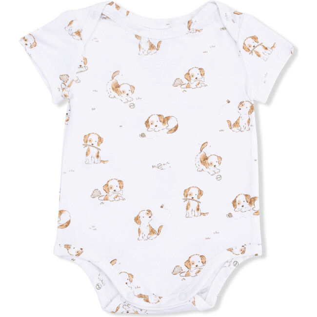 Explorer Puppy, Short Sleeve Bodysuit