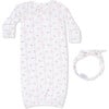 Dainty Buds and Bows, Kimono Gown & Knot Headband - Nightgowns - 1 - thumbnail