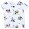 Soccer Balls Playing Soccer  Blue, Loungewear Short Set - Mixed Apparel Set - 2