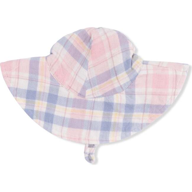 Dusty Plaid, Wide Brim Sun Hat