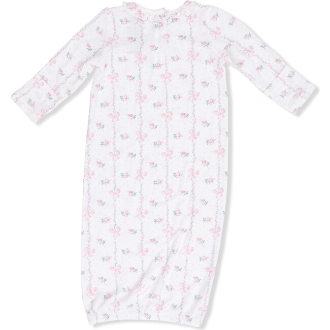 Dainty Buds and Bows, Kimono Gown & Knot Headband