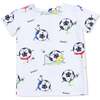 Soccer Balls Playing Soccer  Blue, Loungewear Short Set - Mixed Apparel Set - 4
