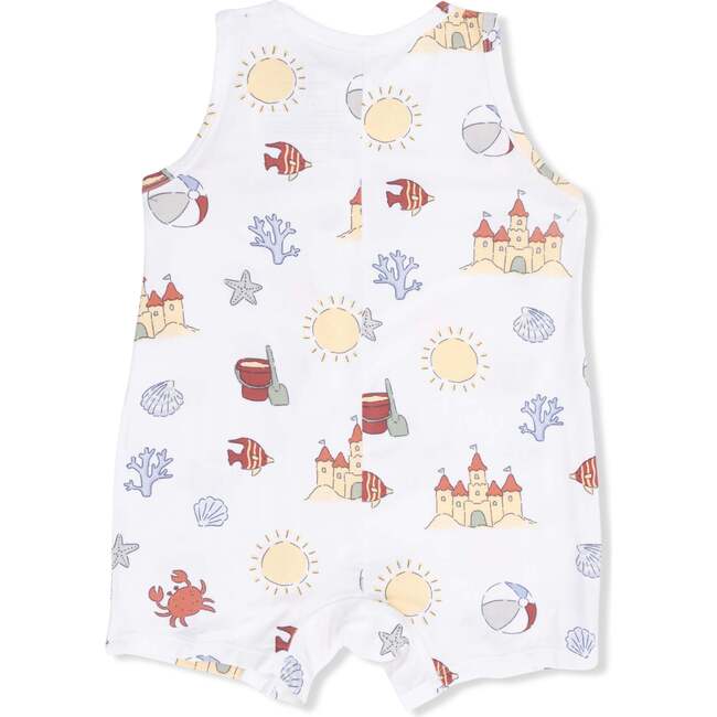 Sunny Sandcastles, Sleeveless Shortie Romper