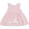 Lotus Flower Ducklings, Ruffle Sleeve Dress and Bloomer - Dresses - 2