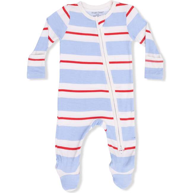 Preppy Rugby, 2 Way Zipper Footie