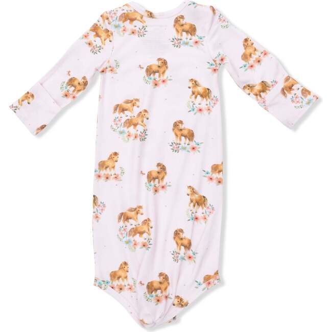 Pink Ponies, Knotted Gown and Headband