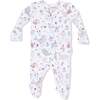 Garden Sea Creatures, 2 Way Ruffle Back Zipper Footie - Footie Pajamas - 1 - thumbnail