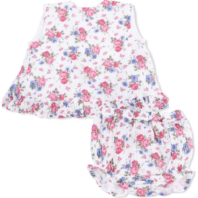 Cabbage Roses, Ruffle Back Top and Bloomer