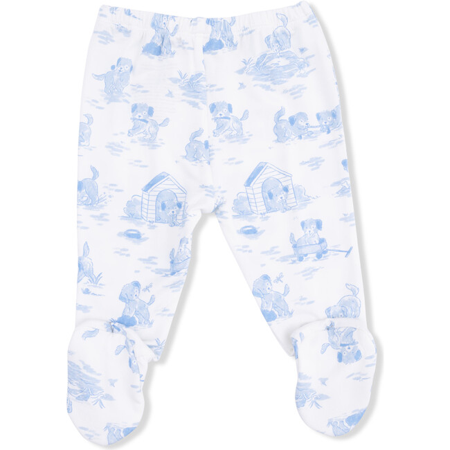 Puppy Toile Blue, Take Me Home Set with Convertible Pant