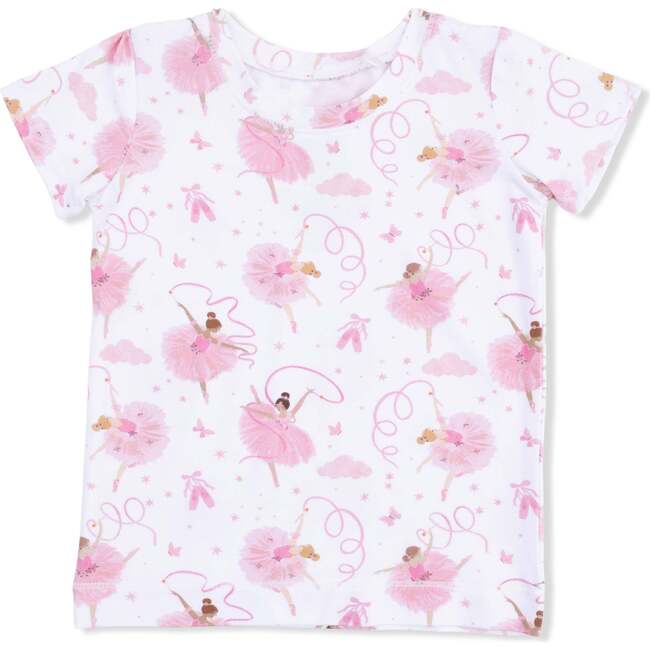 Ribbon Ballerinas, Short Sleeve Loungewear Set - Mixed Apparel Set - 3