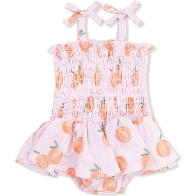 Sweet Peach, Smocked Bubble with Skirt