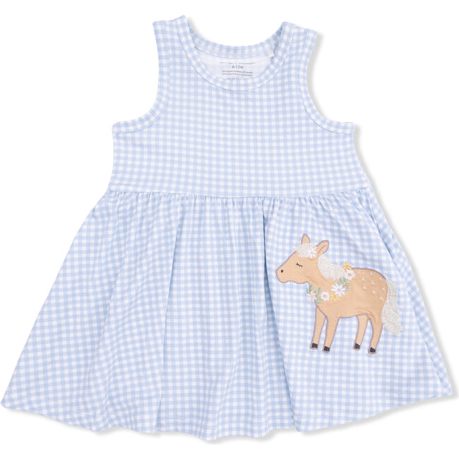 Cute Farm Animals Applique , Tank Dress with Bloomer