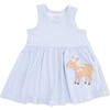 Cute Farm Animals Applique , Tank Dress with Bloomer - Dresses - 2