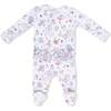 Garden Sea Creatures, 2 Way Ruffle Back Zipper Footie - Footie Pajamas - 2 - thumbnail