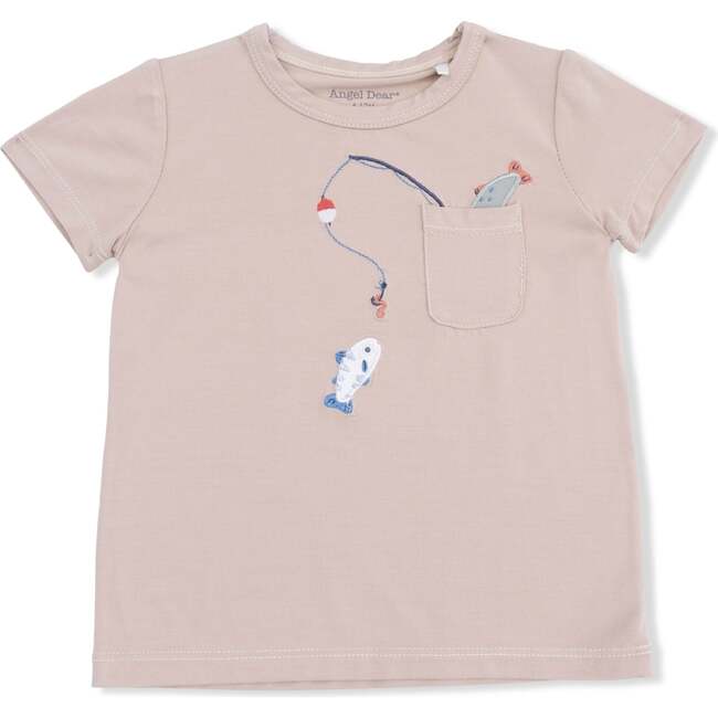 Gone Fishing, Crew Neck Tee with Cargo Short