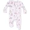Fancy Hounds with Bows, 2 Way Ruffle Back Zipper Footie - Footie Pajamas - 1 - thumbnail