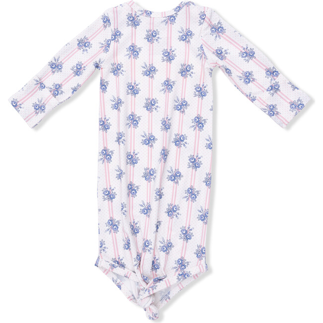 Stripe Dot Roses, Knotted Gown and Headband