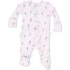 Petite Ballet , 2 Way Ruffle Front Zipper Footie - Footie Pajamas - 1 - thumbnail